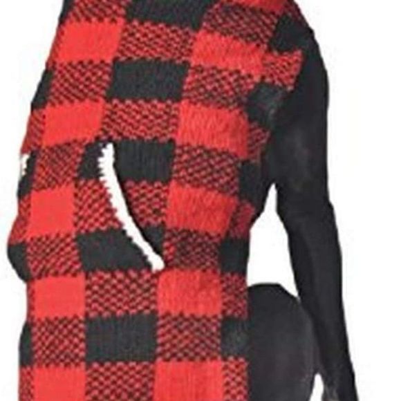 Chilly Dog Buffalo Plaid Dog Sweater, X-Large - Picture 2 of 2